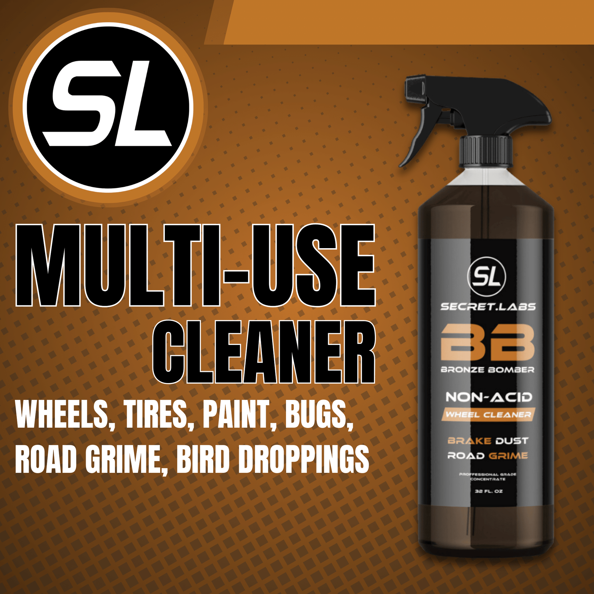 Bronze Bomber Non-Acid Wheel Cleaner – Secret Labs