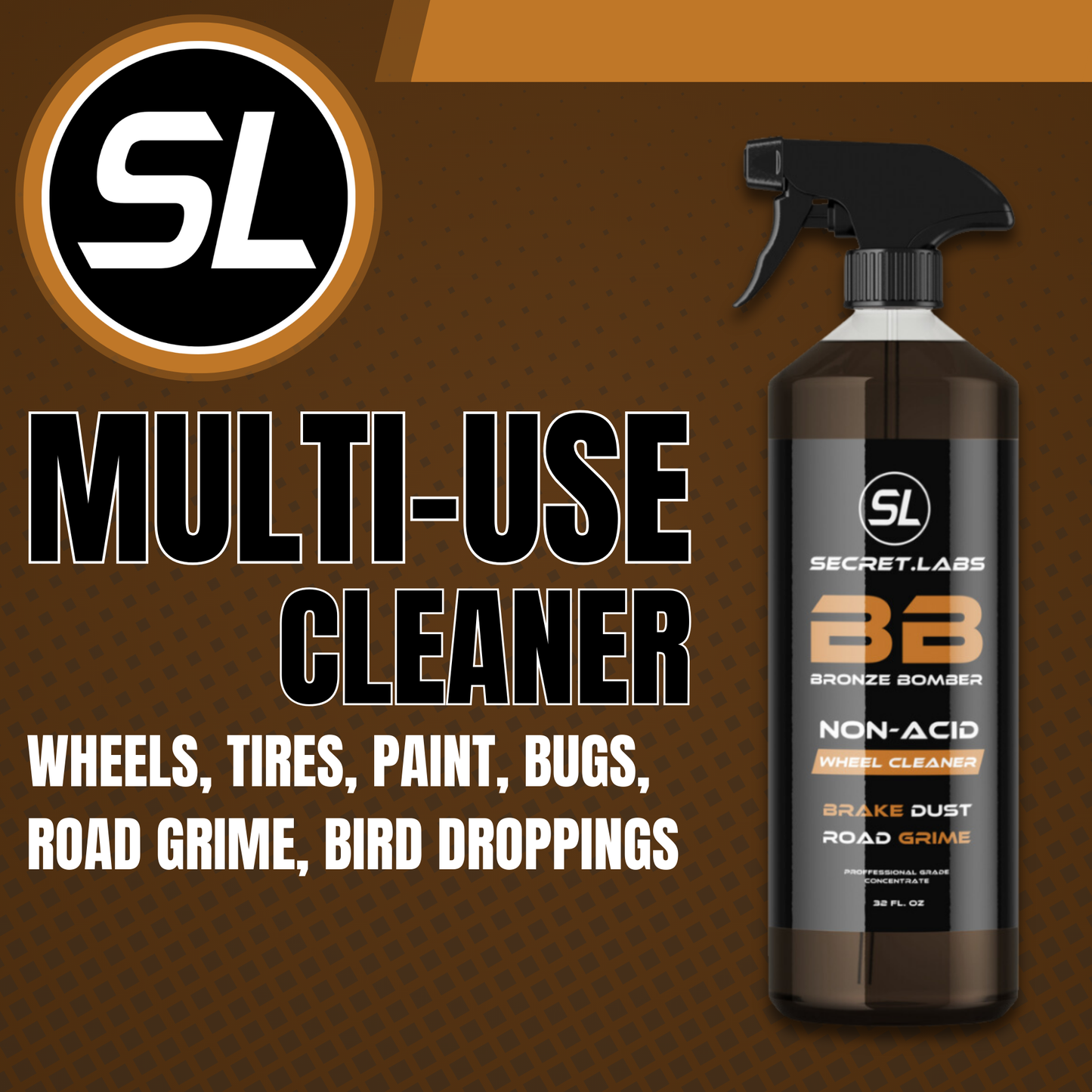 Bronze Bomber Non-Acid Wheel Cleaner (32oz)